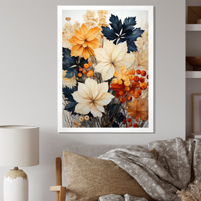 Feuilles d'automne, palette en sourdine III - impression