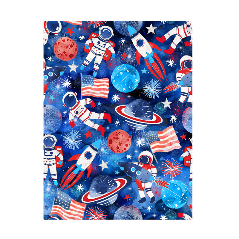 Art sur toile Jess Stempel Space 2, H 19 po x l 14 po