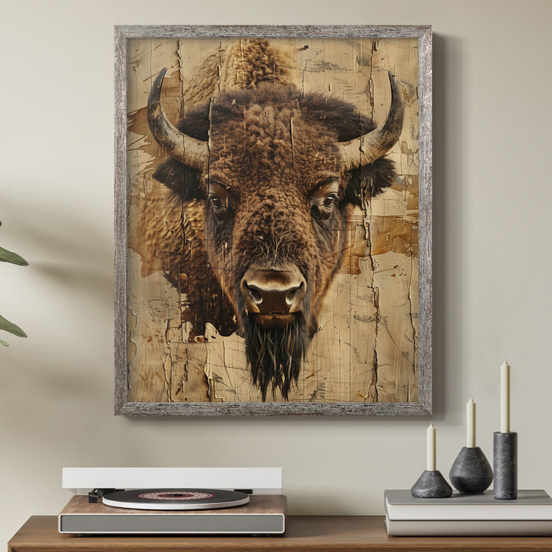 ANIMALS Series CDXCVI, reproduction encadrée - bois massif, H 11 po x l 9 po