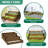 Tiered Raised Garden Planter Bed, 3-Level Garden Box(No bottom panel)-899485485