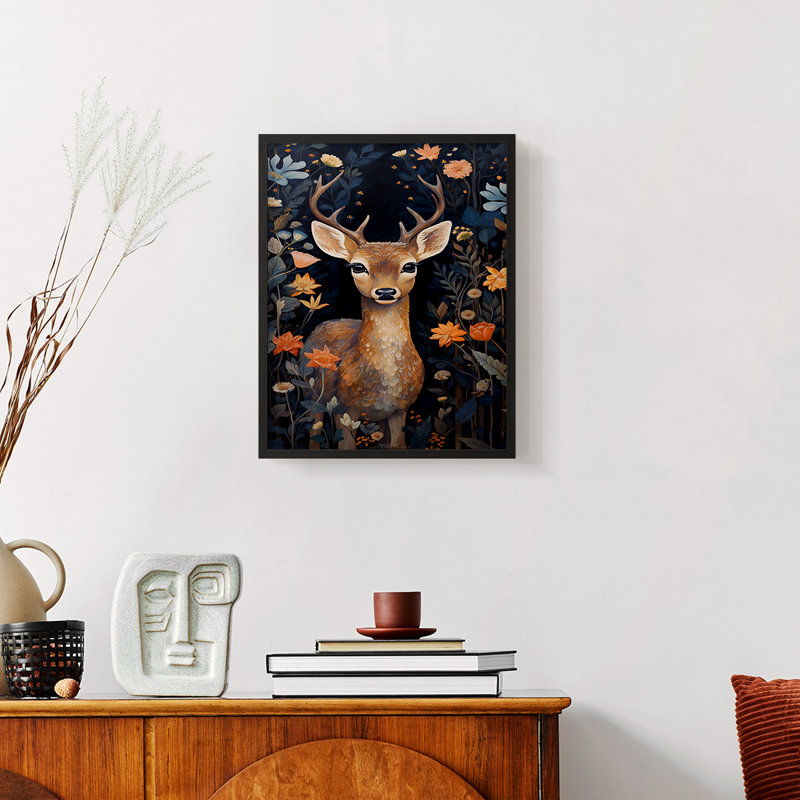 ANIMALS Series CDLxxi - reproduction encadrée de qualité supérieure - prête à être accrochée - aucun clou requis