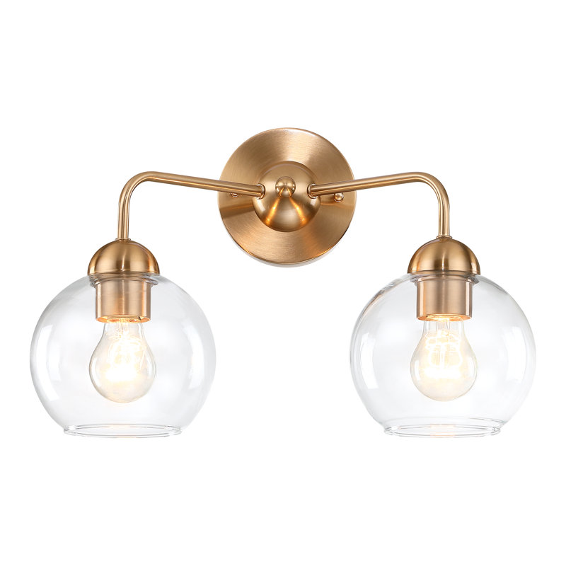  Elkins 2-Light Bathroom Dimmable Vanity Light