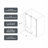 5476 Frameless One Fixed And One Sshifted Shower Door, 70MM 304 Stainless Steel Large Pulleys With Adjustable Soft Closing Function, With Nano Easy Cleaning And Stick Explosion-Proof Menbrance-114867178