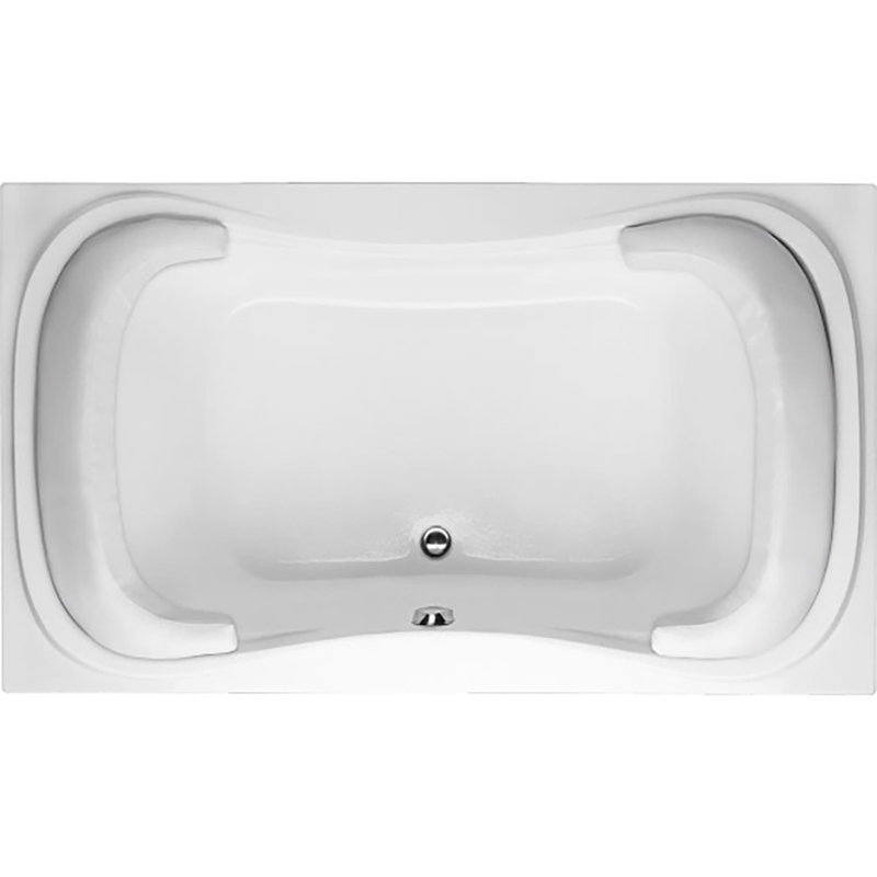 Fantasy 72'' L Air Bathtub, Biscuit, White