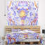 Tapisserie bleu pour motif de fée abstrait-28494990