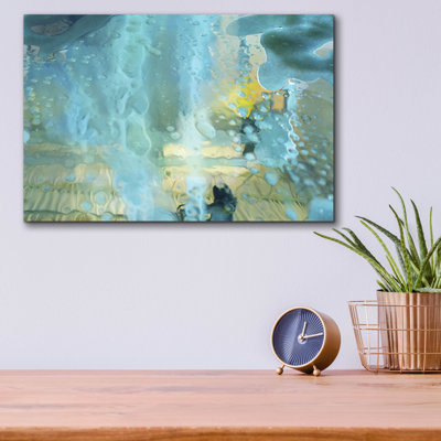  «Bucolique Structure 3» par Carol Young, art mural en verre acrylique, 16 po x 12 po