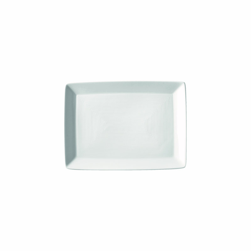 Loft White Tray Individual Rectangular