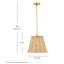 Luminaire suspendu Brynn