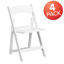 Chaise pliante en résine avec siège à lattes Thornfieldt capacité 800 lb.-989468891