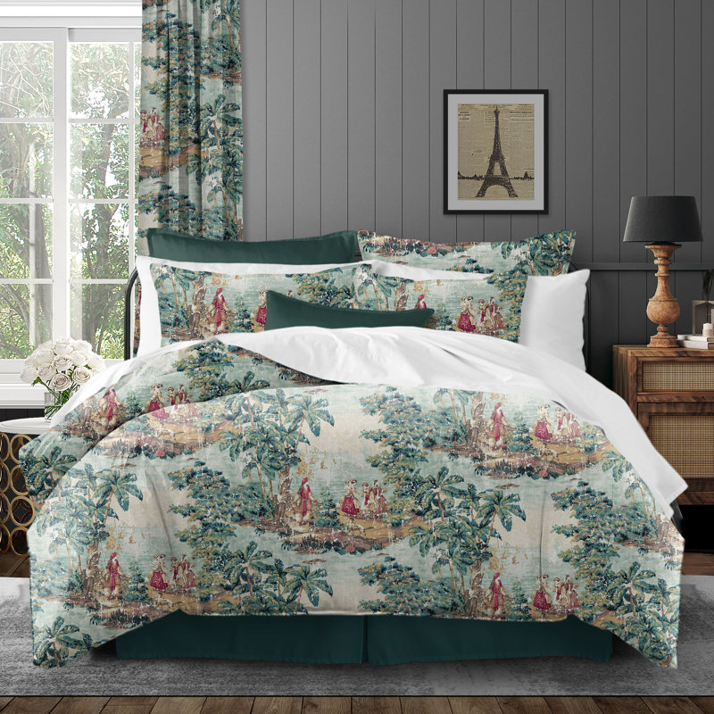 French Countryside, King Bedspread + 2 Shams