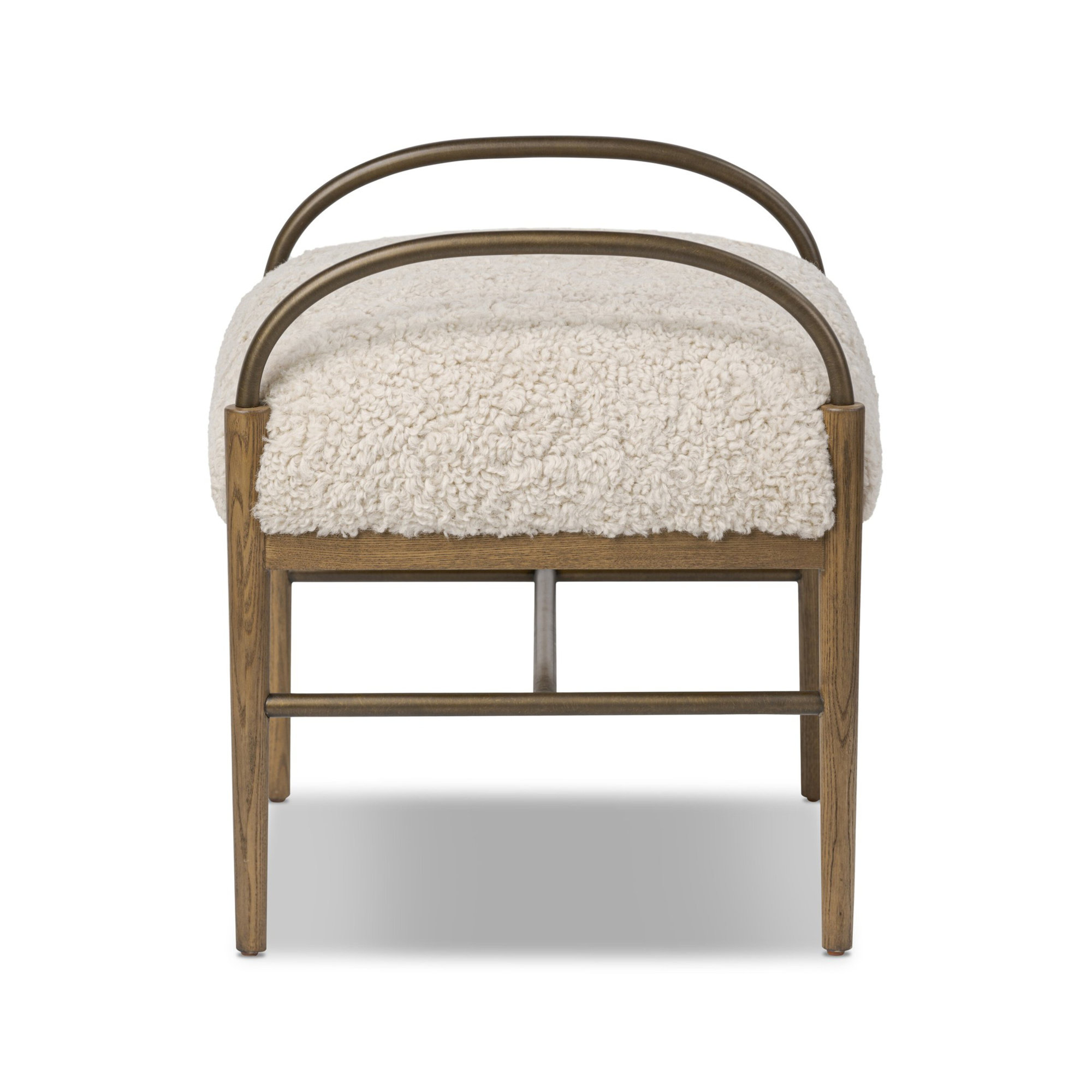 Demi Accent Stool, Beige