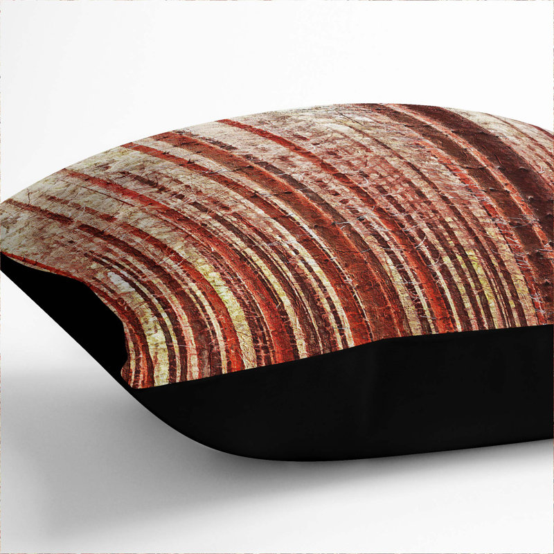 Square Cushion, Black, 55cm H x 55cm W x 20cm D
