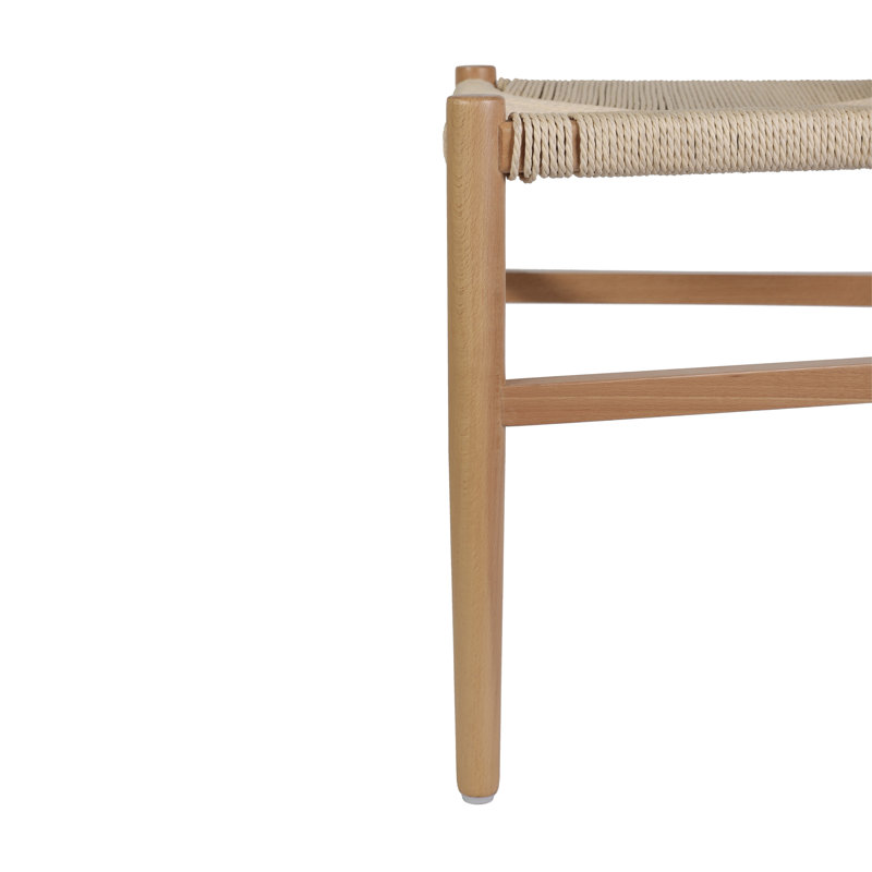 Commercial Y-Back Style Wood and Kraft Paper Stack Dining Chair, 2, Oak