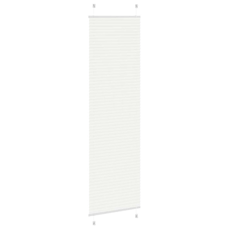 Room Darkening Pleated Shade, 60cmW x 200cmL, White