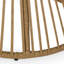 Fauteuils de patio à haut dossier Comfort, chaise boho en rotin pe pour porche