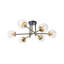 Glass Bubble Sputnik Semi Flush Chandelier -1475392958