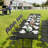 8 Ft Black Plastic Rectangular Folding Table Portable Long Table
