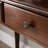 47.24"Brown Retro Rectangle Solid Wood Writing Desk,2-drawer-119810832