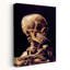 Head Of A Skeleton With Burning Cigarette, C. 1885-1886 Classic Colorful Retro Wall Art Print by Vincent Van Gogh - Wrapped Canvas Print-2066318551