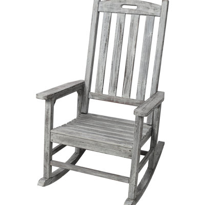 Chaise berçante surdimensionnée grise et lisse, idéale pour une utilisation à l'intérieur ou à l'extérieur, fabriquée en bois de sapin, facile à installer, large siège de différentes tailles, décor adapté à long terme