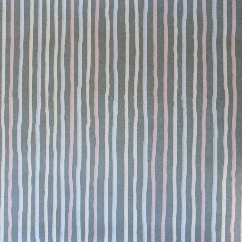 Great Kids Collection Smooth Glitter Stripes Wallpaper Roll, Dark Blue