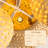 22.8" Handwoven Bamboo Table Lamp With Led Light And Floral Decor