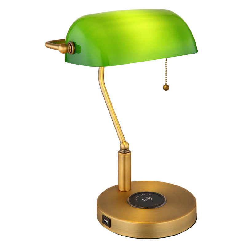 Dinkins Metal Bankers Chair Lamp
