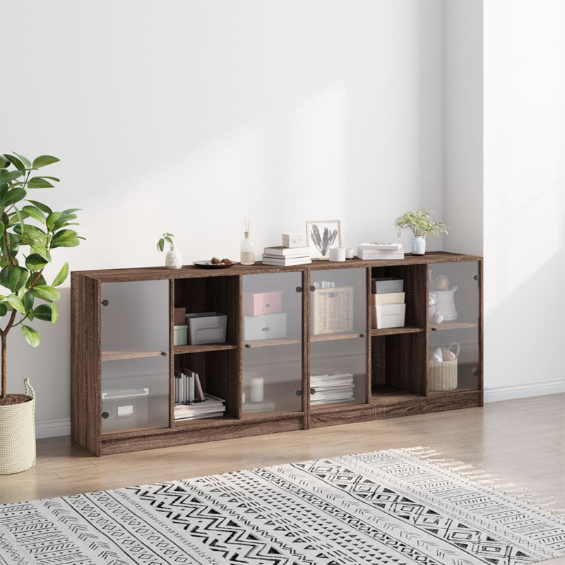 Wagenen Sideboard, White, 75cm H x 204cm W x 37cm D