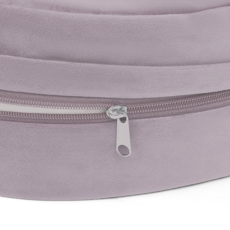 Coussin de méditation, coussin de yoga rond, Lavande
