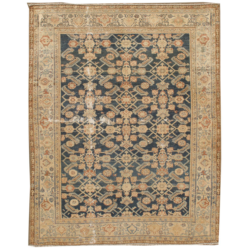 Antique One-of-a-Kind 4'4" X 5'5" Area Rug