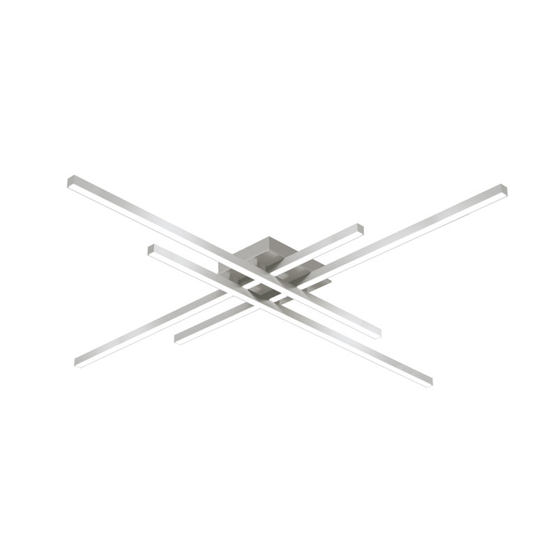 Vega 4 - Light LED Flush Mount, Brushed Nickel