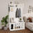 Hall Tree 38.19'' Wide with Bench and Shoe Storage-889035202