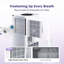Portable Air Cooler With 3-In-1 Cooling, Wifi Control & Wheels
