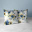 Delightful Wildflowers Faux Suede Throw Pillow-101120409-101120410