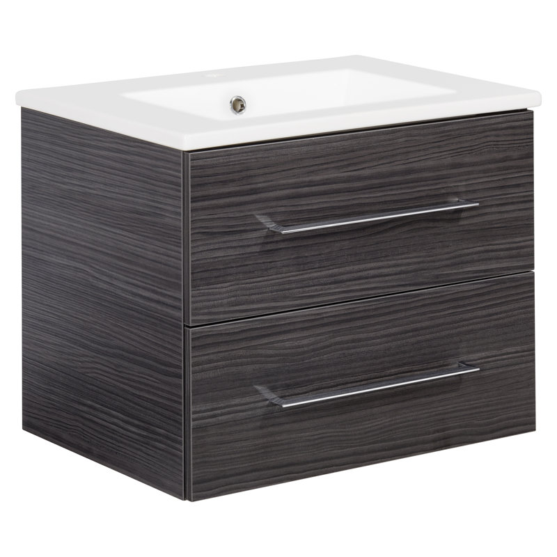 Bathroom Suite, Dark Wood