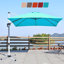 Parasol carré en porte-à-faux 10 pi x 120 po Fashage-1503067526