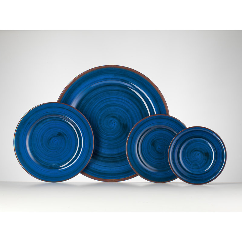 Assiette plate 10,5 "St Tropez, Bleu