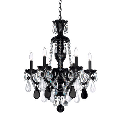 Hamilton 6 - Light Glass Chandelier