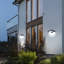 Crystopher Black Integrated LED Outdoor Wall Light Warm Light-489254772