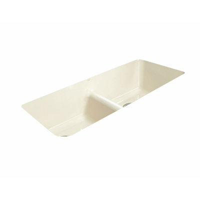 Big Corona 43'' L Undermount Double Bowl Cast Iron Kitchen Sink