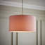 27.5cm H Cotton Drum Pendant Shade ( Screw On )-739123394-763534837