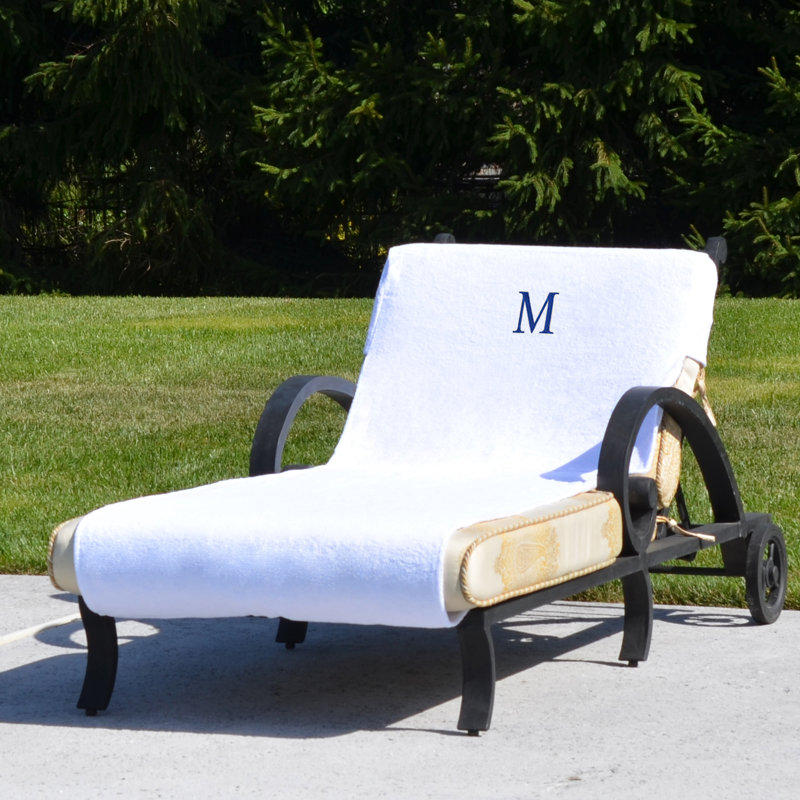 Housse standard pour chaise longue, M, Blanc