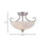 Plafonnier semi-encastré 2 lumières 13,25 po Lannie-27063404