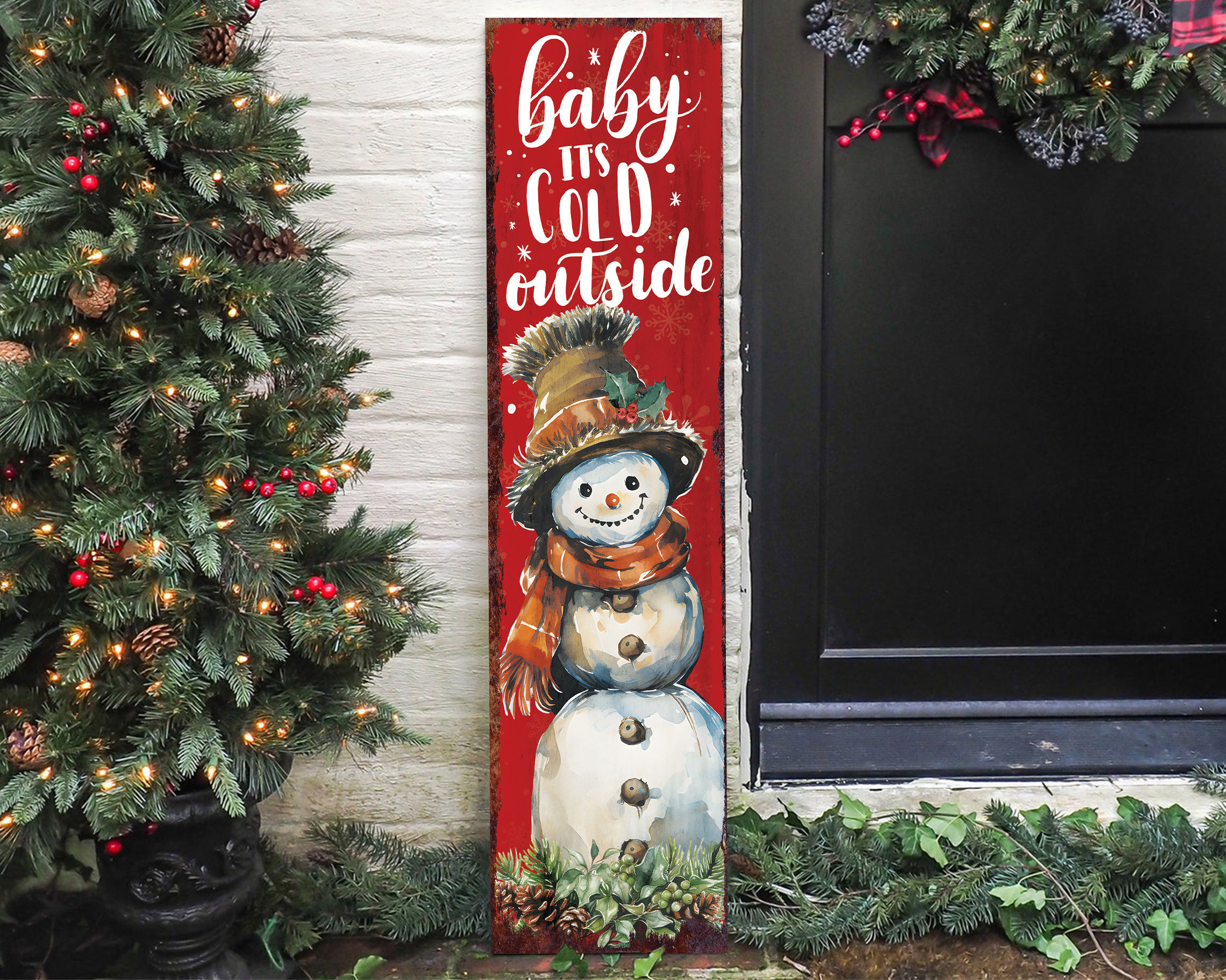The Holiday Aisle® 36in Nutcracker Christmas Porch Sign Wayfair