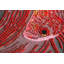 Ensemble de broderie Abris Art - or rouge