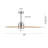 Gianick Ceiling Fan with LED Lights-92418667-92418670