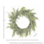 24" LED Battery Operated Timer Natural Touch Norfolk Pine Wreath