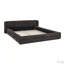 Structure de lit en chenille avec tissu épais-646489219