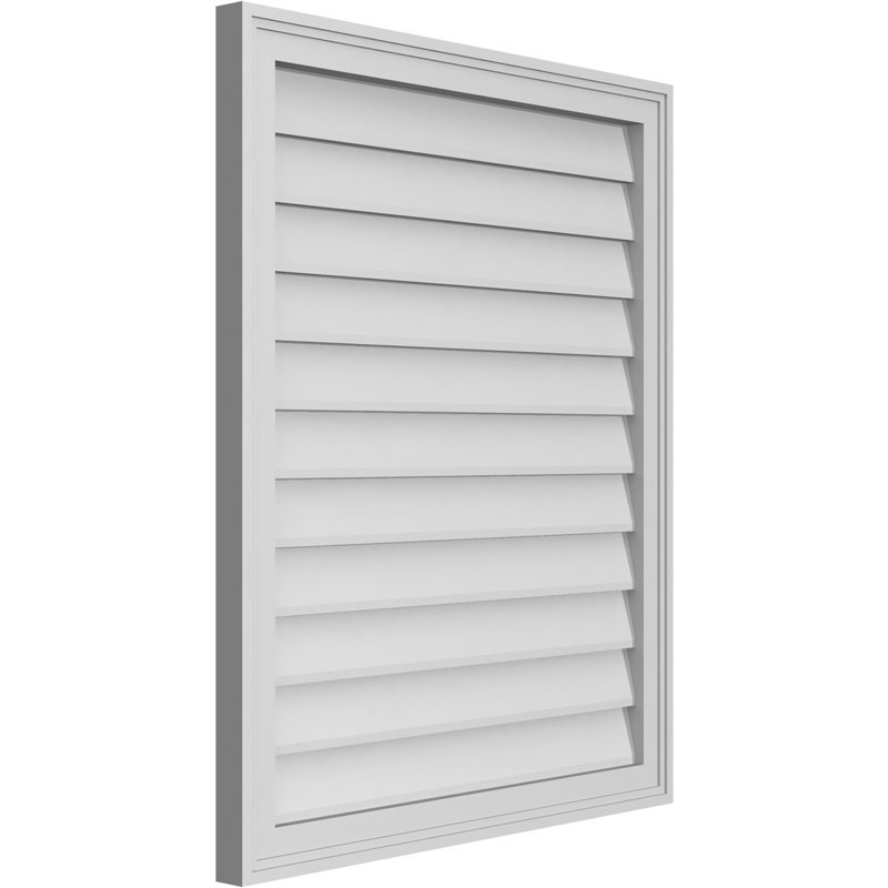 Cadre en brique, brun clair apprêté, H 34 po x l 28 po x P 1,5 po