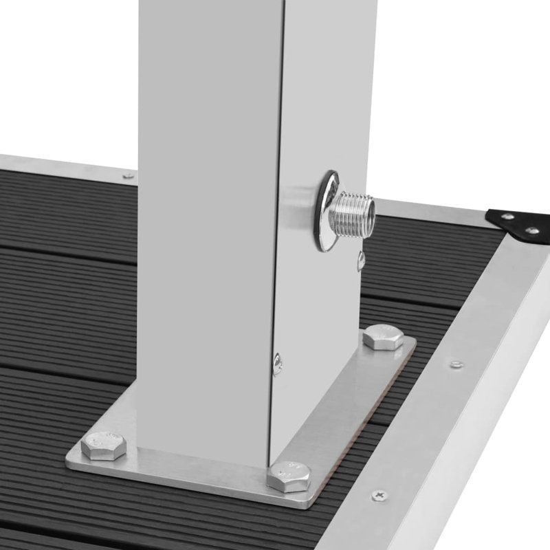 82.7'' Shower Panel with Fixed Shower Head, Gray